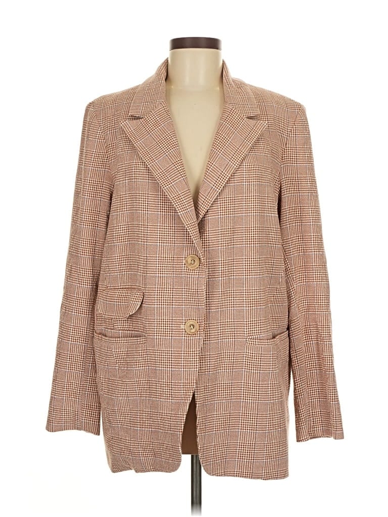 Pre-owned We The Free Blazer Jacket In Brown
