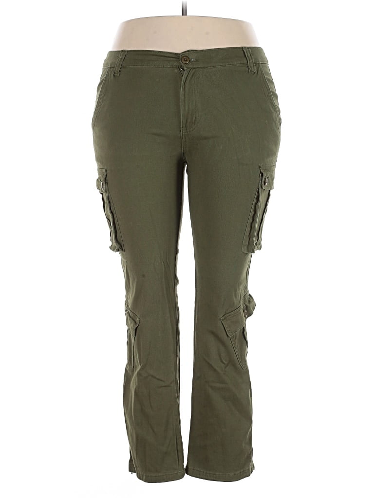 Pre-owned Unbranded Cargo Pants In Green
