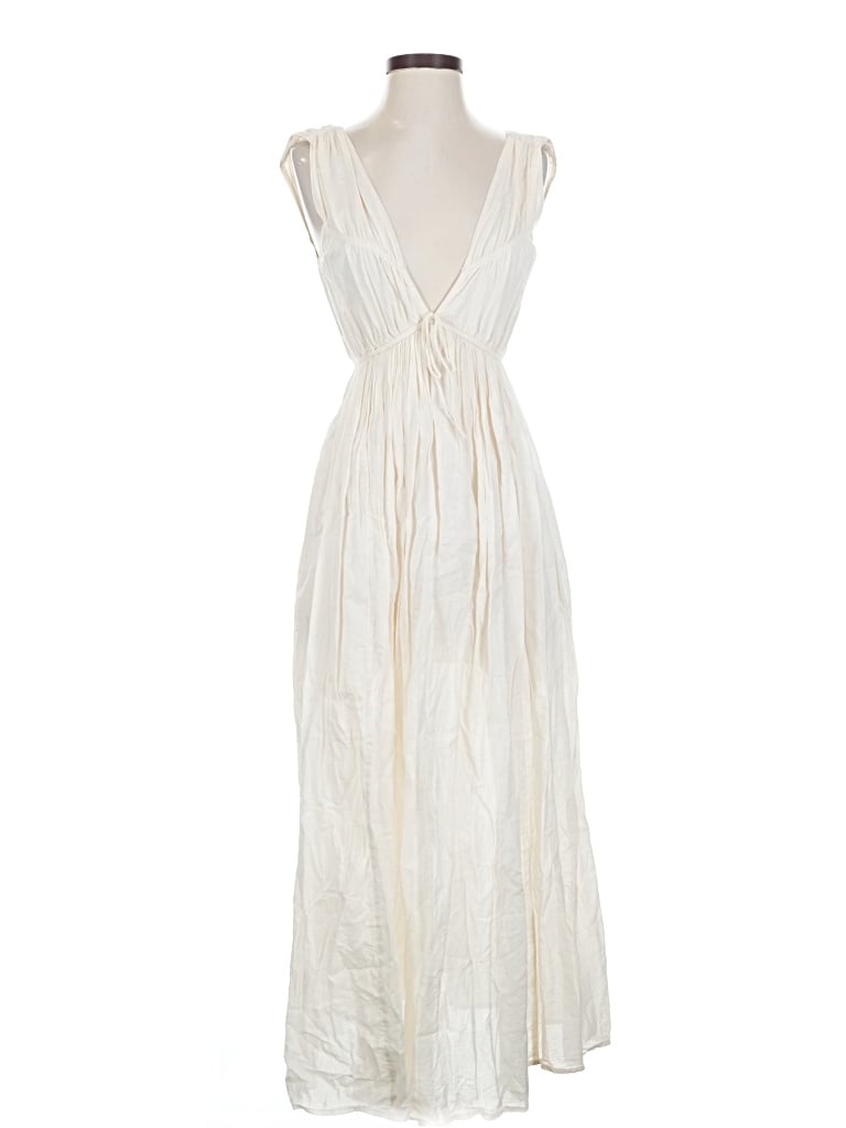 Pre-owned Abercrombie & Fitch Cocktail Dress In White