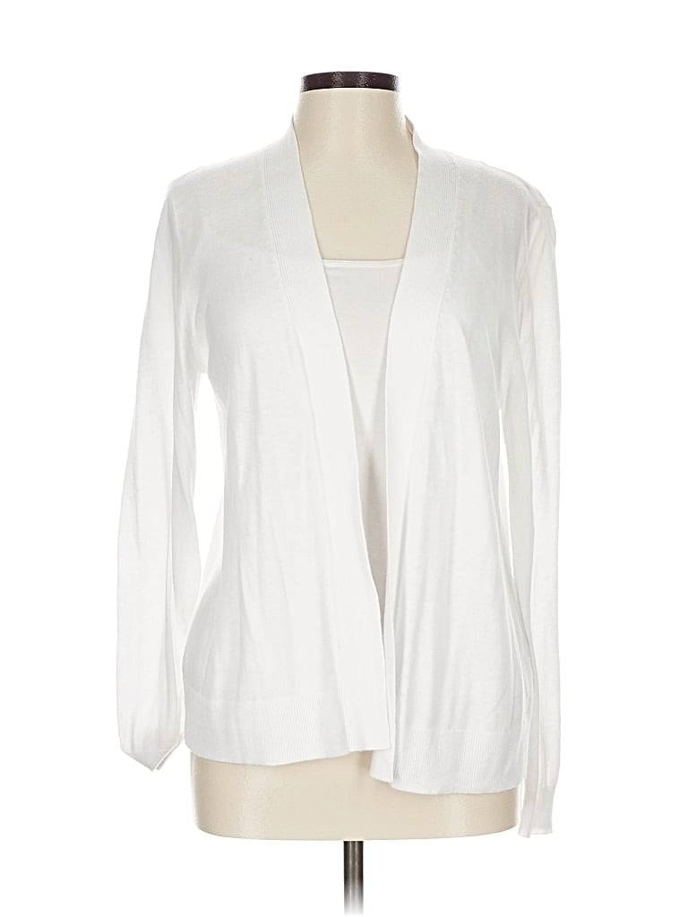 Pre-owned Old Navy Cardigan Sweater In White