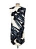 Halston Heritage 100% Polyester Graphic Blue Casual Dress Size 2 - photo 2