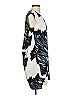 Halston Heritage 100% Polyester Graphic Blue Casual Dress Size 2 - photo 4