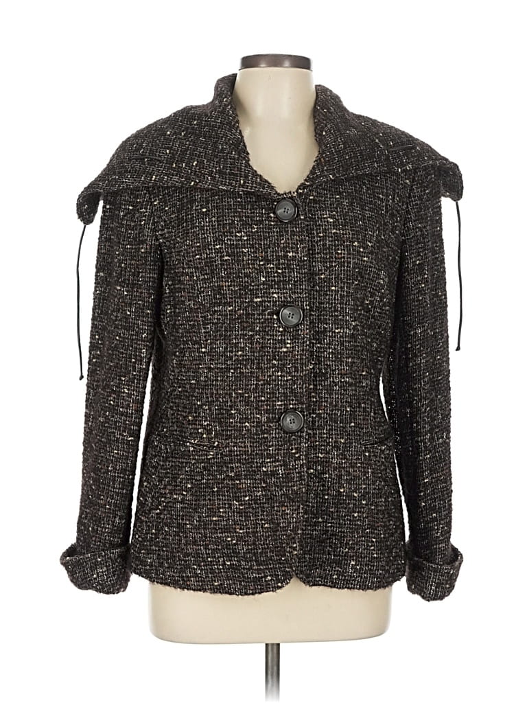 Pre-owned Lafayette 148 Jacket In Gray