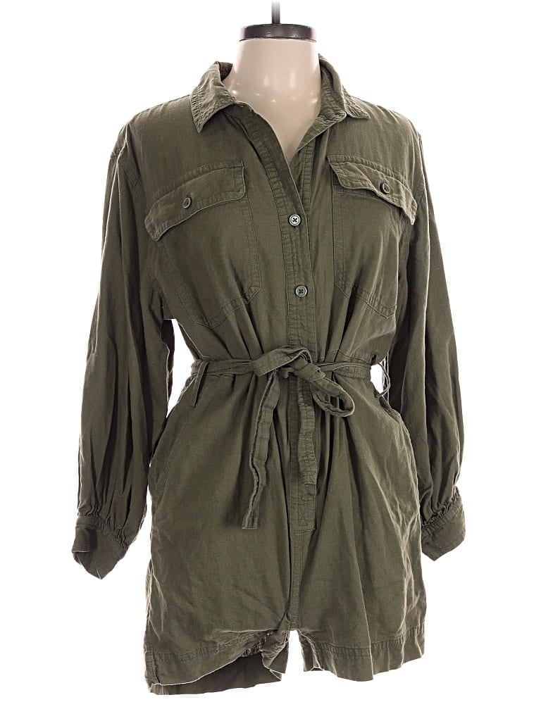 Pre-owned Banana Republic Factory Store Romper In Green