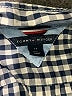 Tommy Hilfiger 100% Cotton Checkered-gingham Blue Long Sleeve Button-Down Shirt Size 3T - photo 3