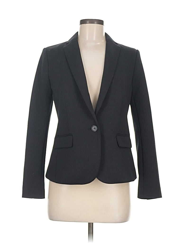 Pre-owned Ann Taylor Blazer Jacket In Gray
