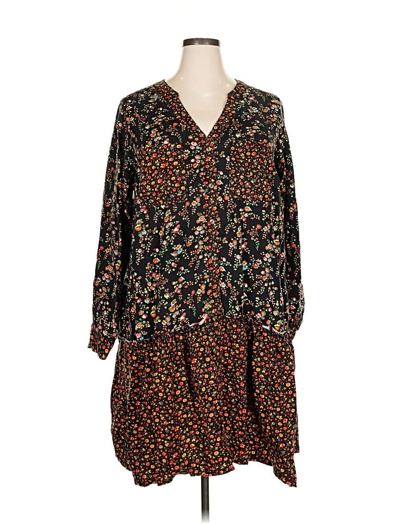 Pre-owned Maeve By Anthropologie Casual Dress In Black