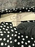 Ann Taylor LOFT 100% Polyester Black Long Sleeve Blouse Size XS - photo 7