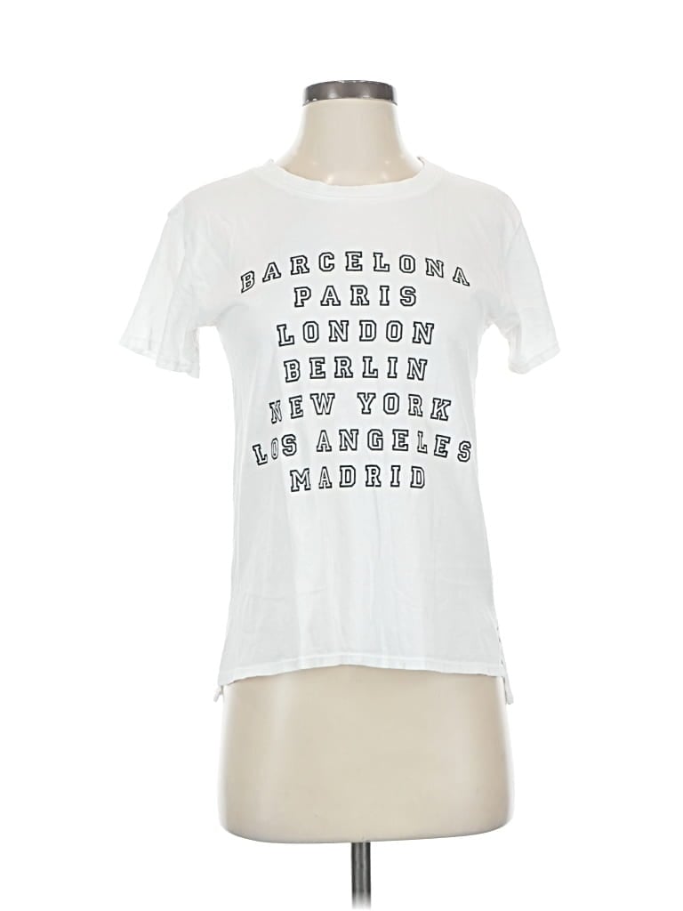 Pre-owned Project Social T Short Sleeve T-shirt In White