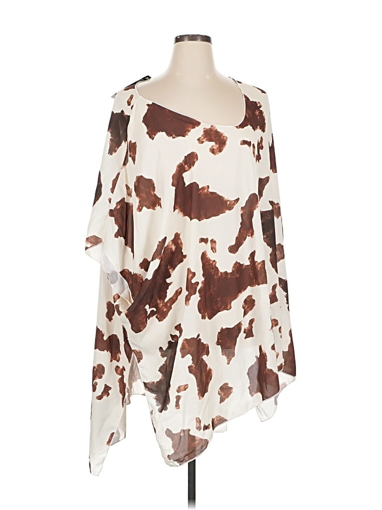 Pre-owned Assorted Brands Kimono In Brown