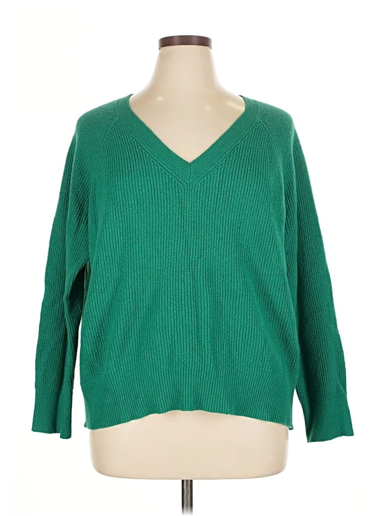 Pre-owned Old Navy Pullover Sweater In Green