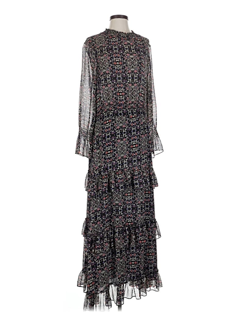 Pre-owned Misa Casual Dress In Black