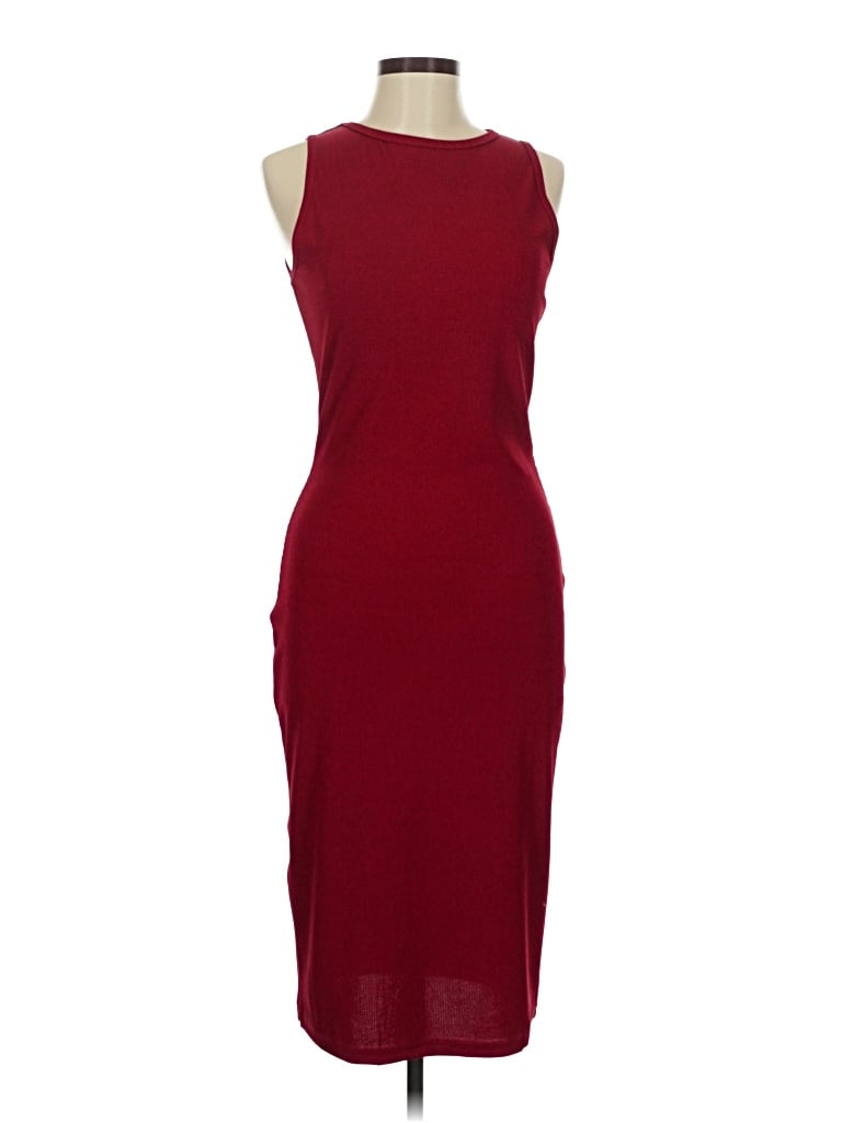 Pre-owned Prettygarden Cocktail Dress In Burgundy