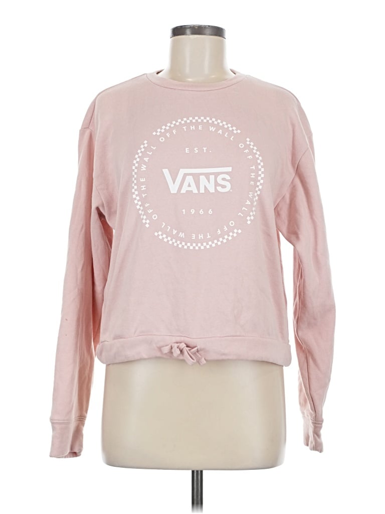 Pre-owned Vans Sweatshirt In Pink