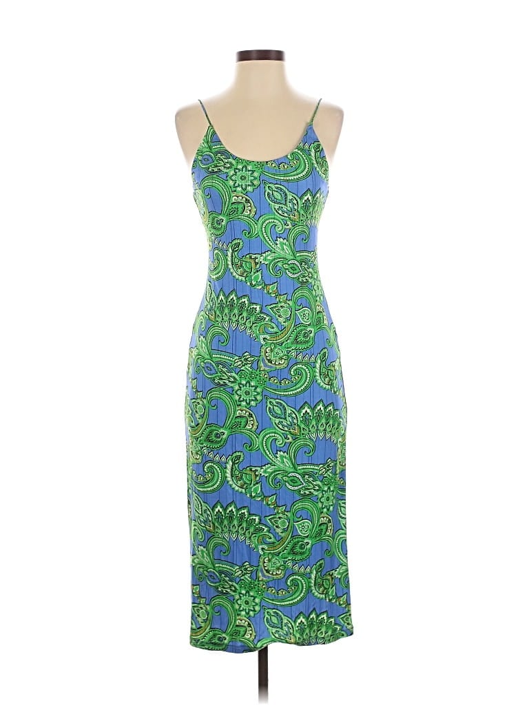 Pre-owned Alice And Olivia Alice + Olivia Cocktail Dress In Blue