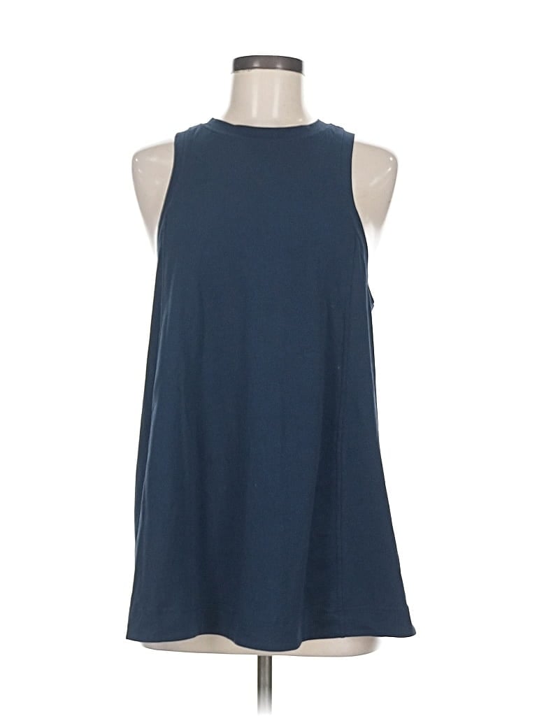 Pre-owned Lululemon Athletica Sleeveless T-shirt In Blue