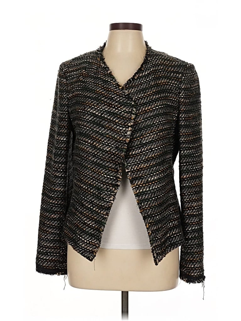 ANN TAYLOR LOFT Pre-owned Blazer Jacket In Gold