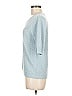 Ella Moss Blue 3/4 Sleeve Top Size M - photo 5
