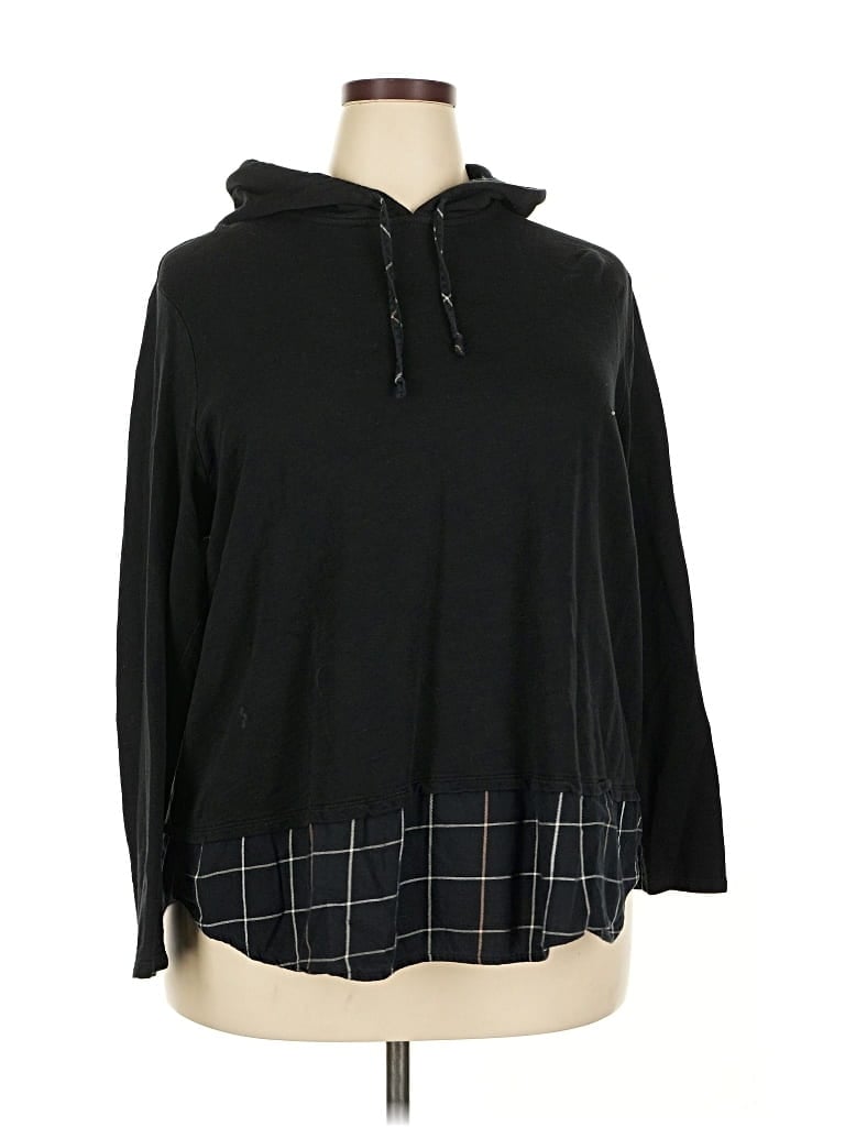 Pre-owned Jjill Pullover Sweater In Black