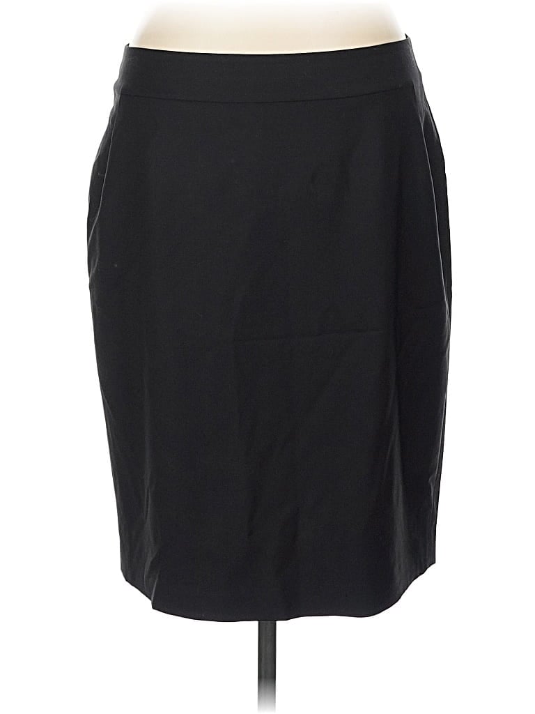 Pre-owned Ann Taylor Wool Skirt In Black