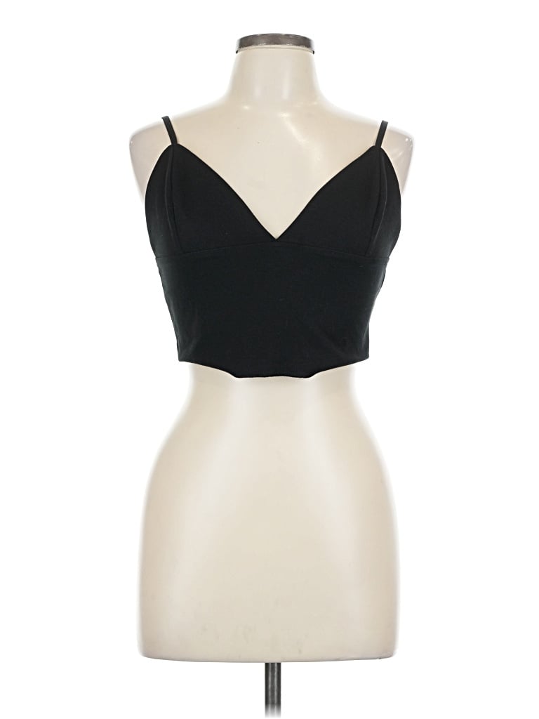 Pre-owned Victoria's Secret Tank Top Black Strapless Neckline Tops
