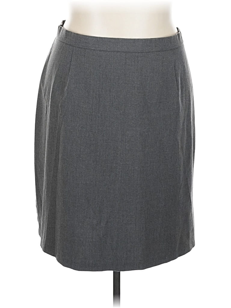 Pre-owned Sag Harbor Formal Skirt In Gray