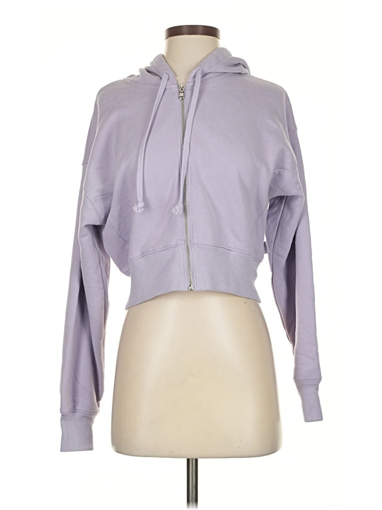 Pre-owned Gilly Hicks Zip Up Hoodie In Purple