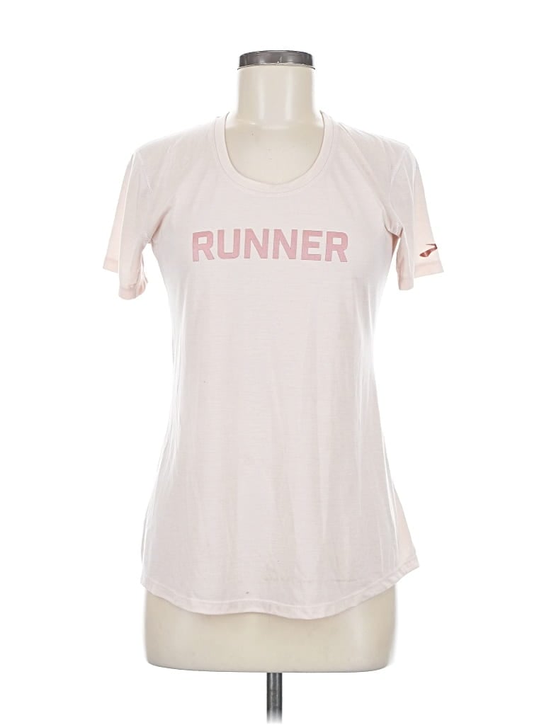 Pre-owned Brooks Active T-shirt In Pink