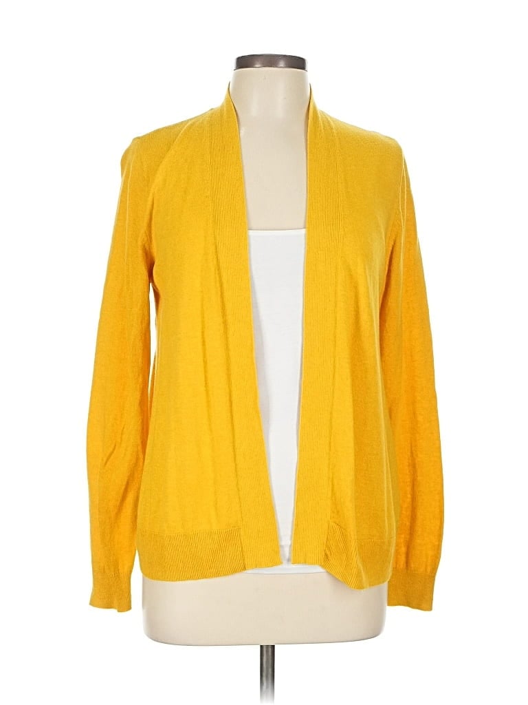 Pre-owned Old Navy Cardigan Sweater In Yellow