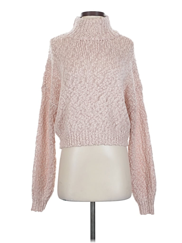 Pre-owned Hollister Pullover Sweater In Pink