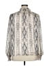 Autres Filles 100% Polyester Silver Tan Long Sleeve Blouse Size XL - photo 2