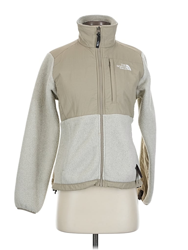 Pre-owned The North Face Fleece Jacket In Gray