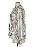 Autres Filles 100% Polyester Silver Tan Long Sleeve Blouse Size XL - photo 5