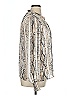 Autres Filles 100% Polyester Silver Tan Long Sleeve Blouse Size XL - photo 4
