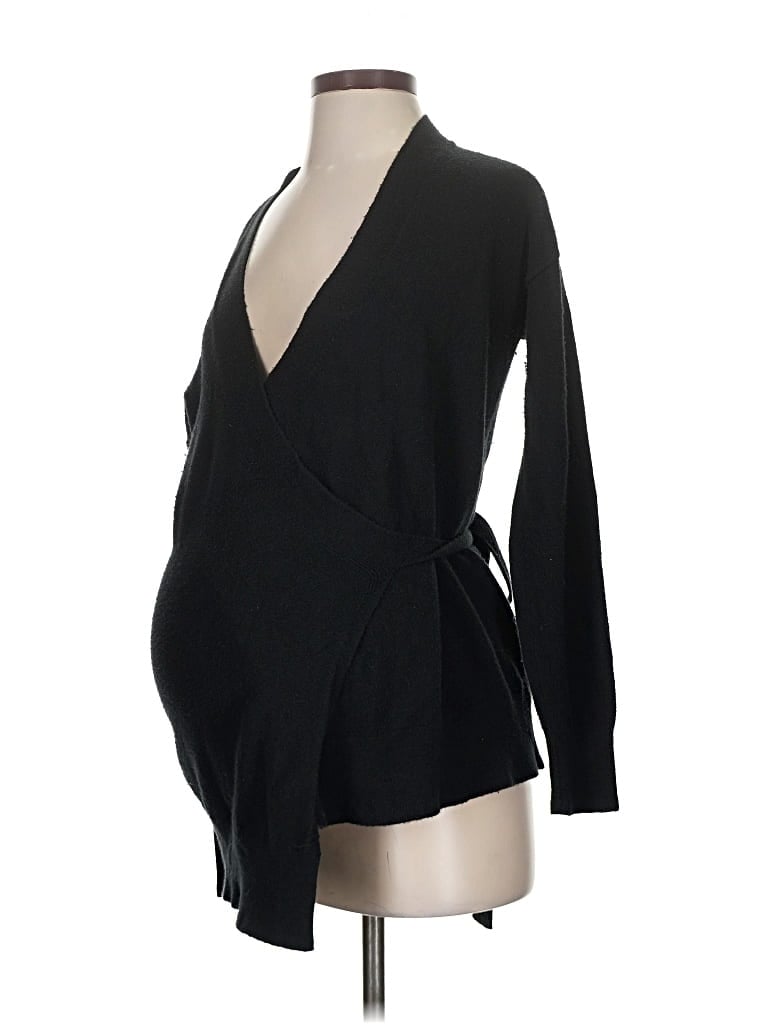 Pre-owned Gap - Maternity Cardigan Sweater In Black