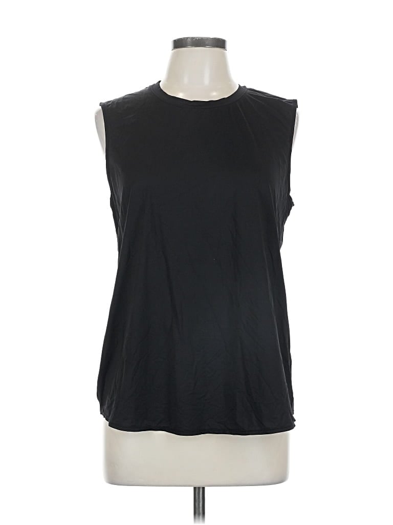 Pre-owned Athleta Sleeveless T-shirt In Black