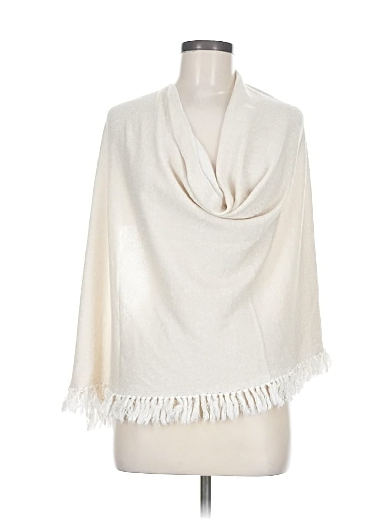 Pre-owned Lilly Pulitzer Poncho In White