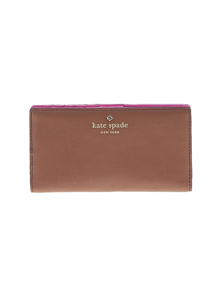 Pre-owned Kate Spade New York Leather Wallet In Brown