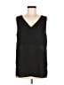 Pleione 100% Polyester Black Sleeveless Blouse Size M - photo 1