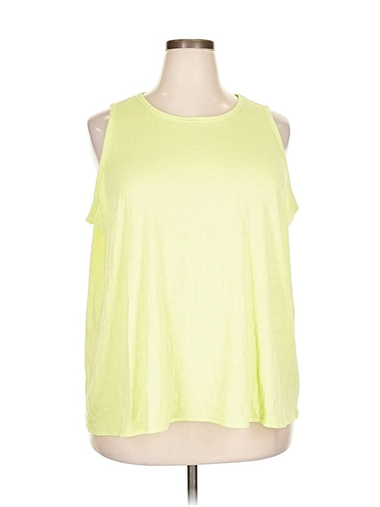 Pre-owned Luxe Sleeveless T-shirt In Yellow
