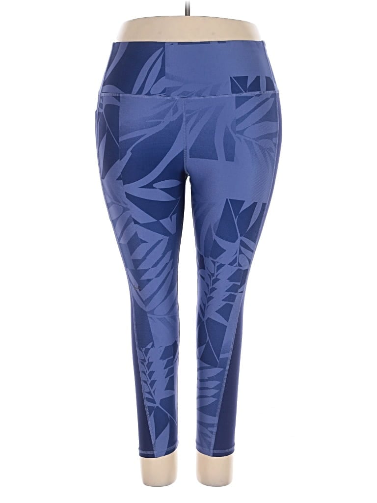 Pre-owned Under Armour Active Pants In Blue