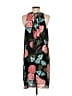 CeCe 100% Polyester Floral Black Casual Dress Size S - photo 2