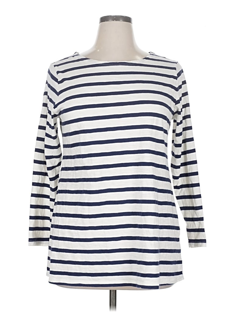 Pre-owned Old Navy 3/4 Sleeve T-shirt In White