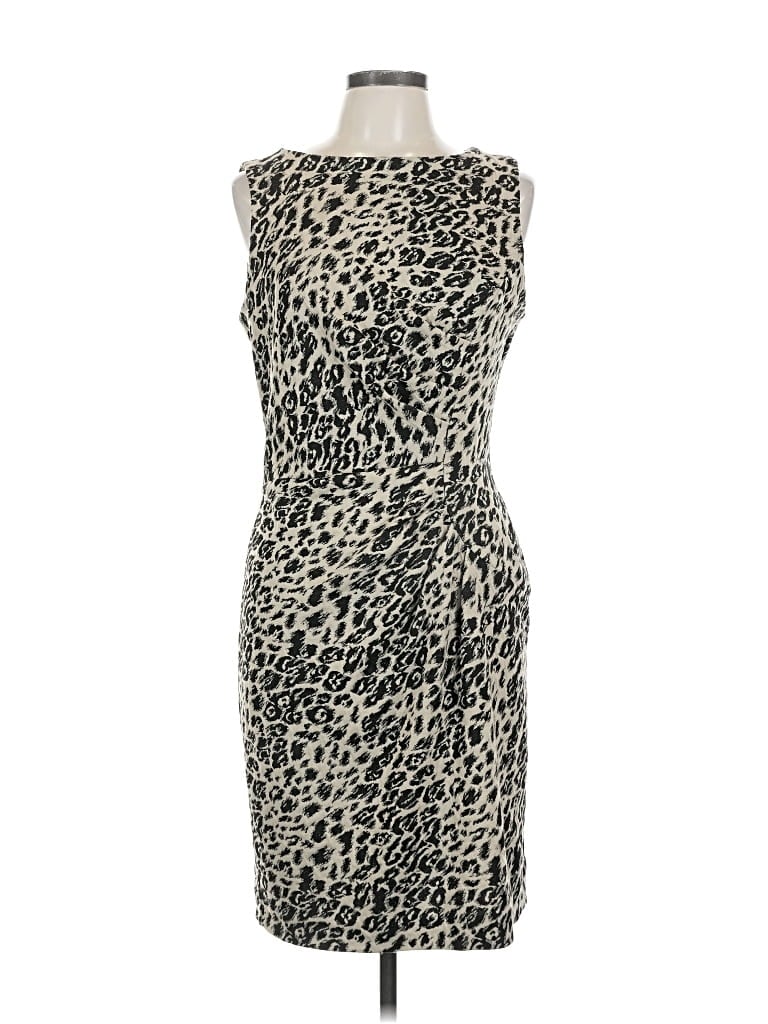 Pre-owned Just Taylor Just... Taylor Cocktail Dress In Gray