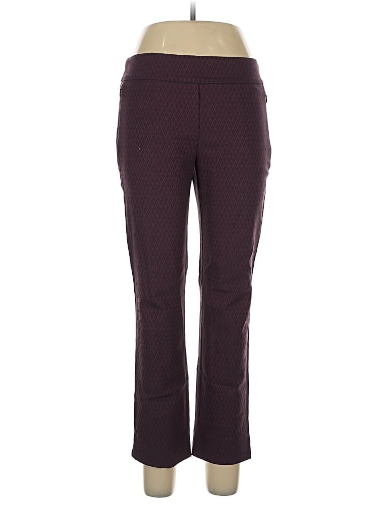 Pre-owned Margaret M Active Pants In Burgundy