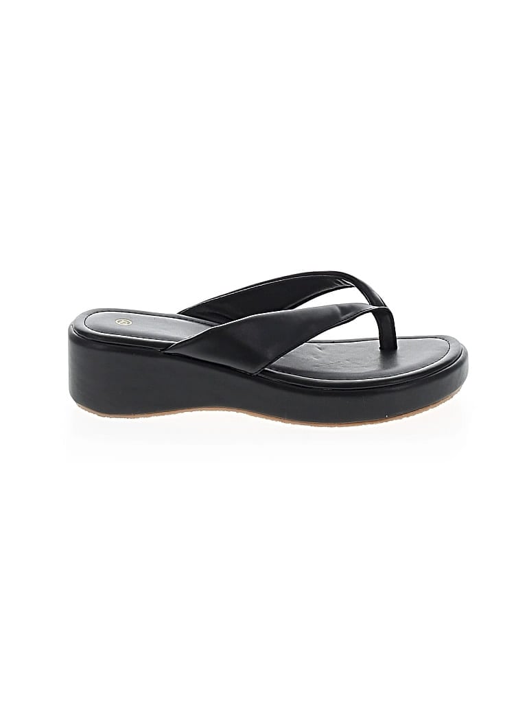 Pre-owned Unbranded Sandals In Black