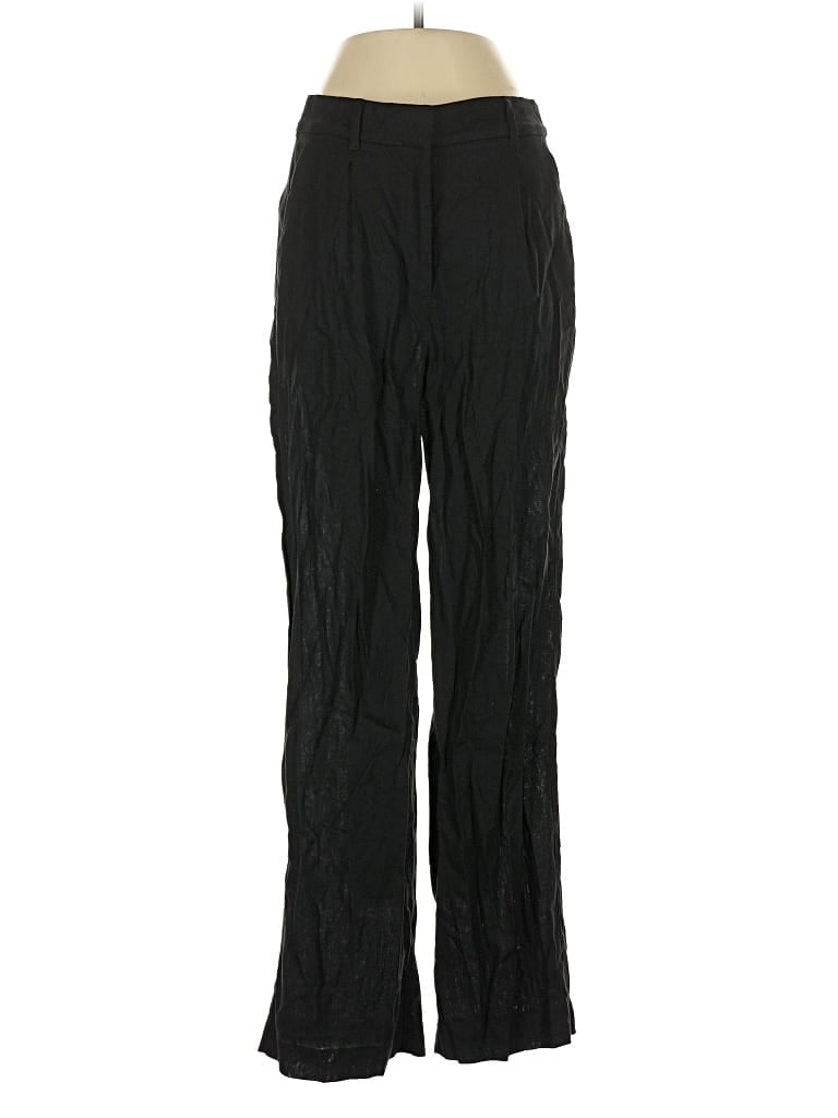 Pre-owned Old Navy Linen Pants In Black
