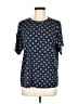 MICHAEL Michael Kors Blue Short Sleeve Top Size M - photo 1