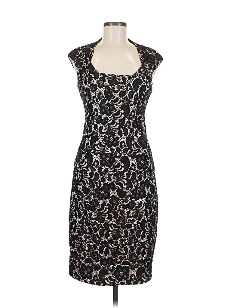 Pre-owned Jax Cocktail Dress In Black