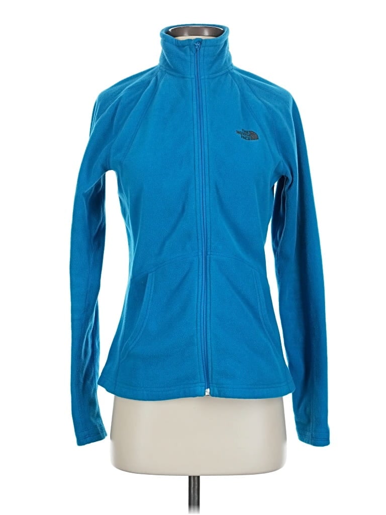 Pre-owned The North Face Cardigan Sweater In Blue